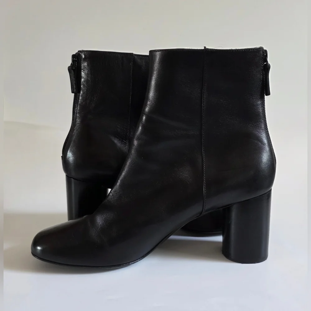 Sandro Sacha Women's Black Leather Boot Size 39